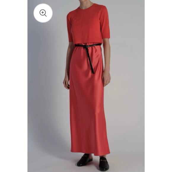 TUCKERNUCK SAINTART Coral Norah shorts sleeve Crop Sweater NWT Size XS - Picture 4 of 8